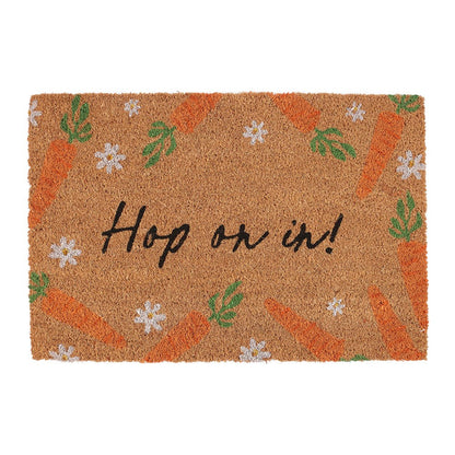 Hop On In Natural Doormat