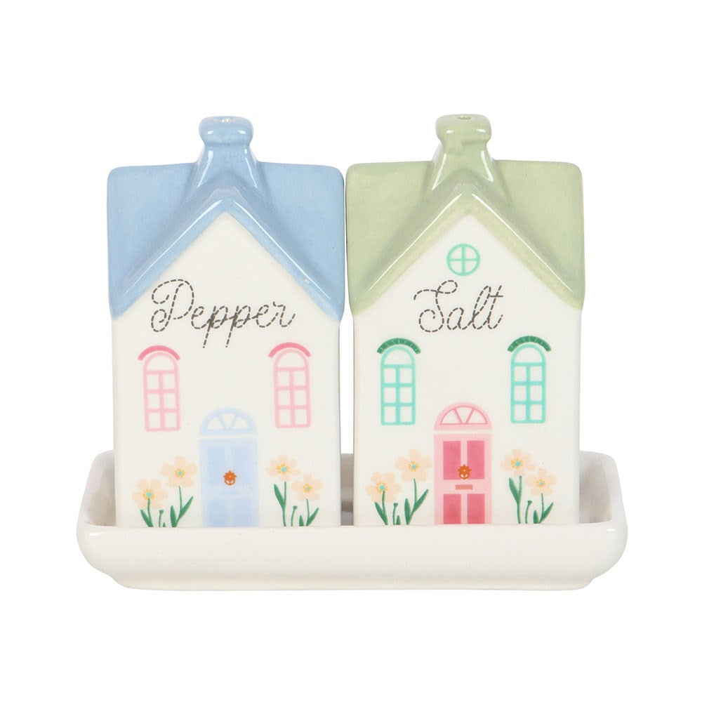 Pastel House Salt &amp; Pepper Shakers