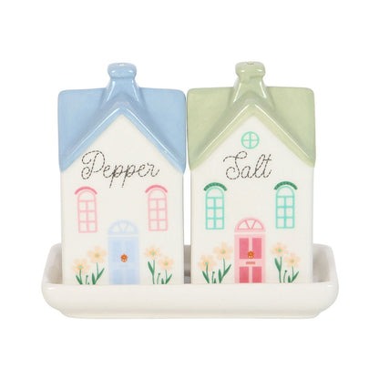 Pastel House Salt &amp; Pepper Shakers