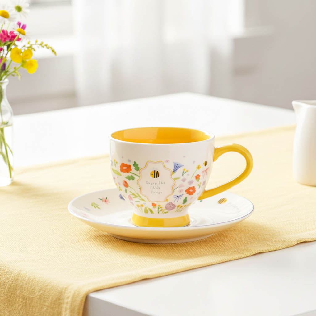 Love Life Cup &amp; Saucer