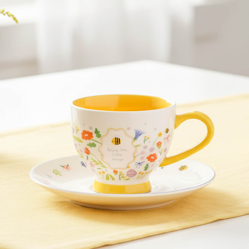 Love Life Cup &amp; Saucer
