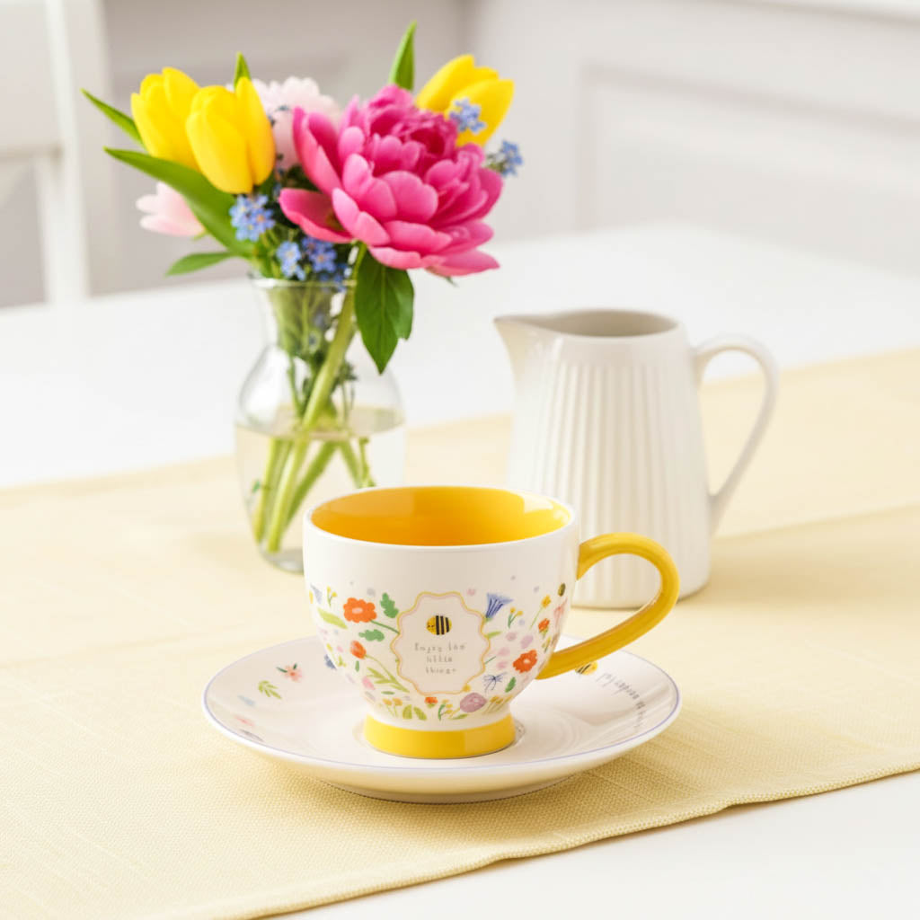 Love Life Cup &amp; Saucer