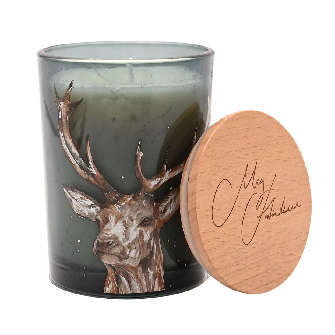 Elderflower &amp; Pear Blossom Stag Candle