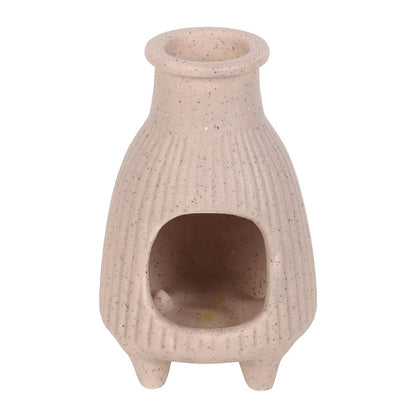 Greige Ribbed Palo Santo Stick Burner