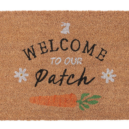 Welcome To Our Patch Natural Doormat