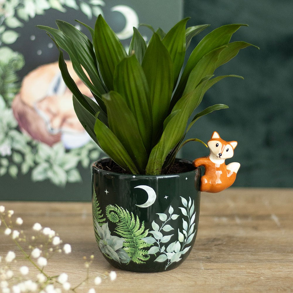 Forest Plant Pot with Fox