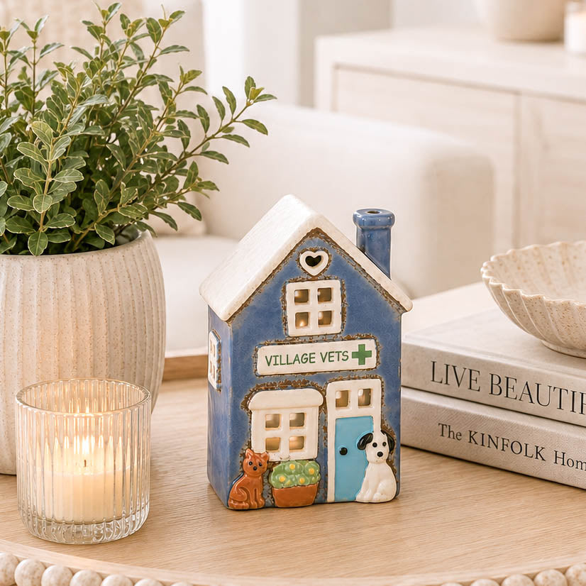 Village Pottery Village Vets Tealight House