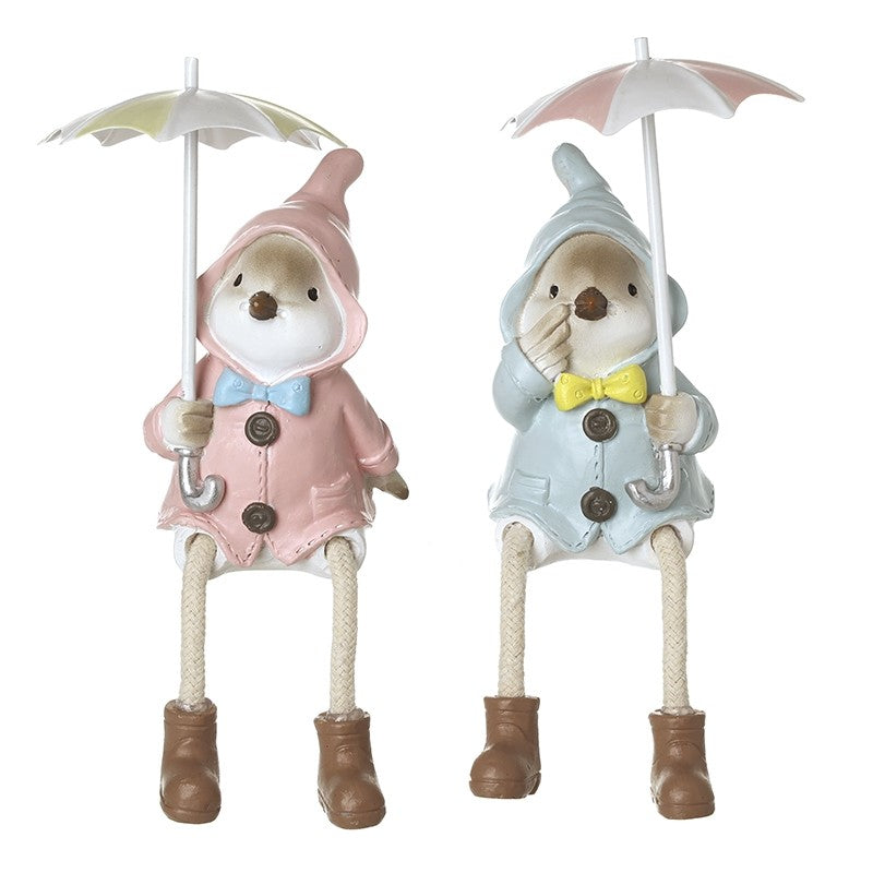 Blue Dangly Leg Duck with Umbrella