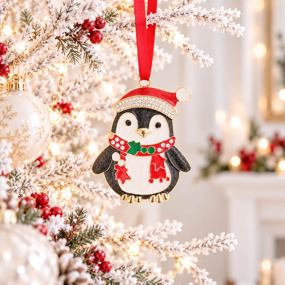 Christmas Treasures Penguin Tree Hanger