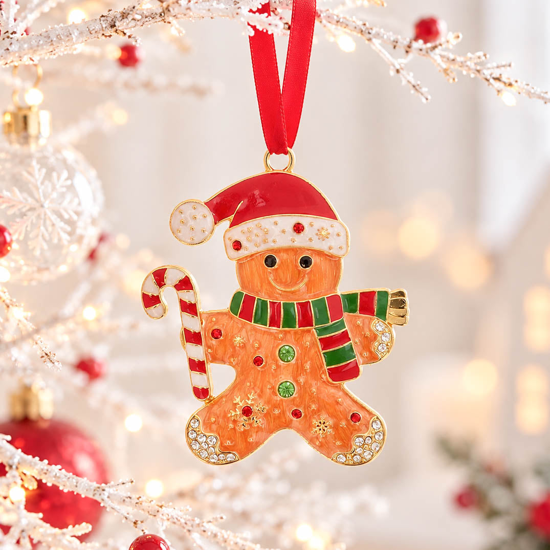 Christmas Treasures Gingerbread Man Tree Hanger