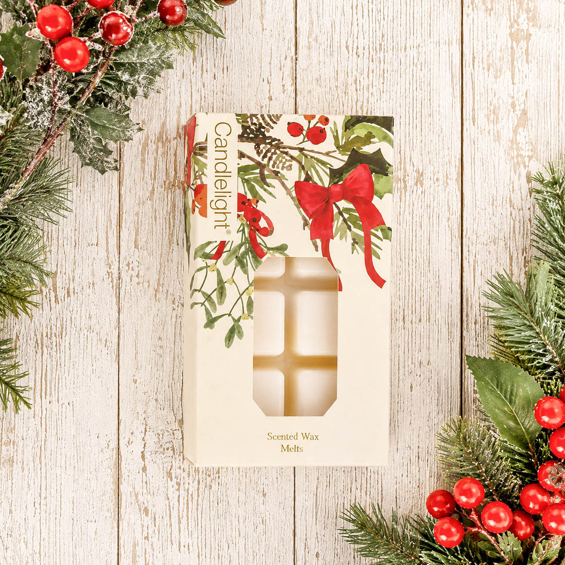 Festive Florals Ribbons &amp; Bows Wax Melts 8 Pack