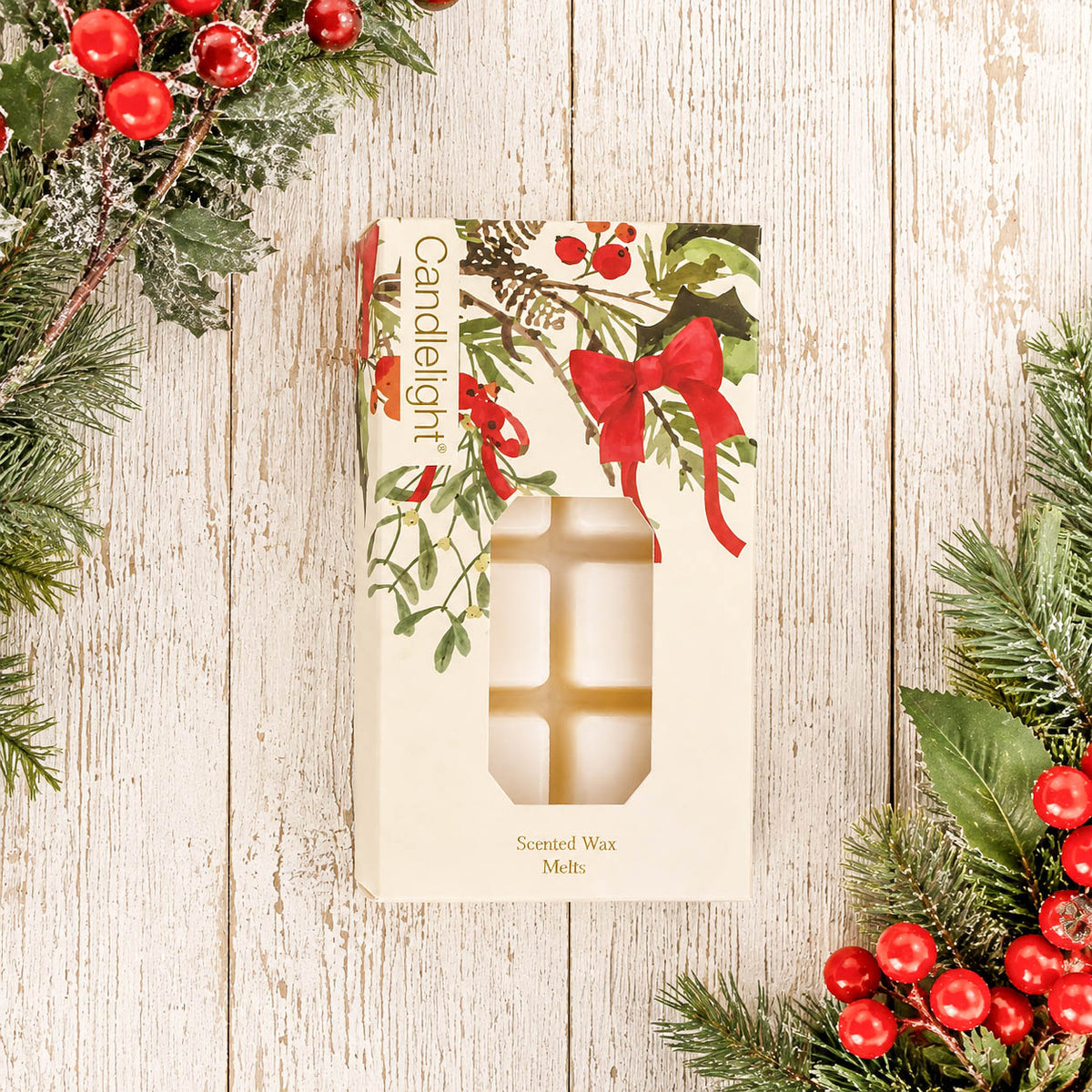 Festive Florals Ribbons &amp; Bows Wax Melts 8 Pack