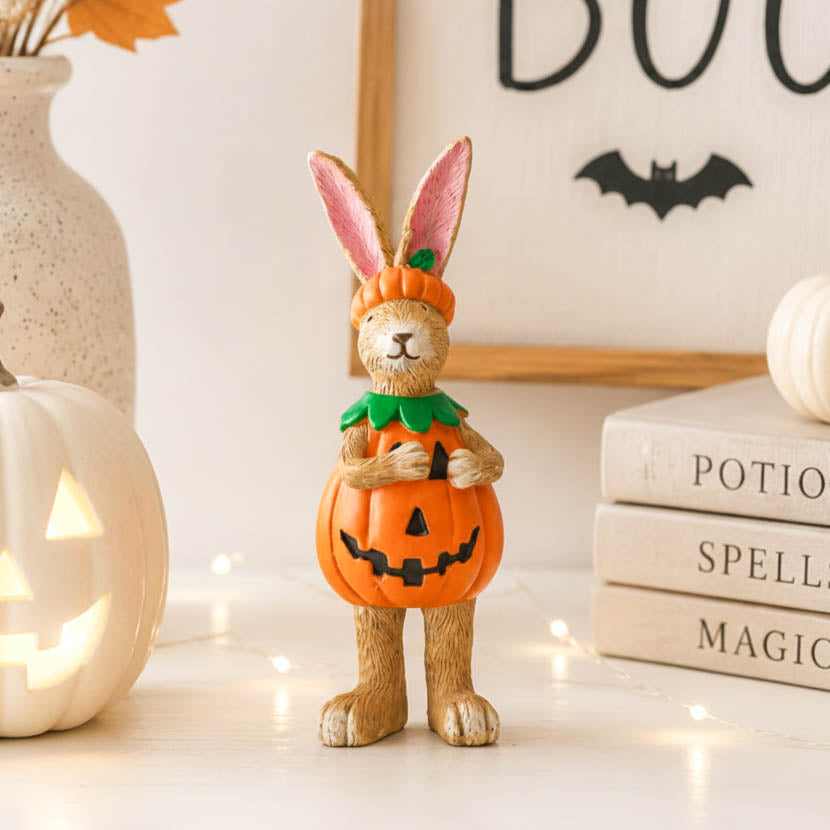 Pumpkin Jasper Rabbit Ornament
