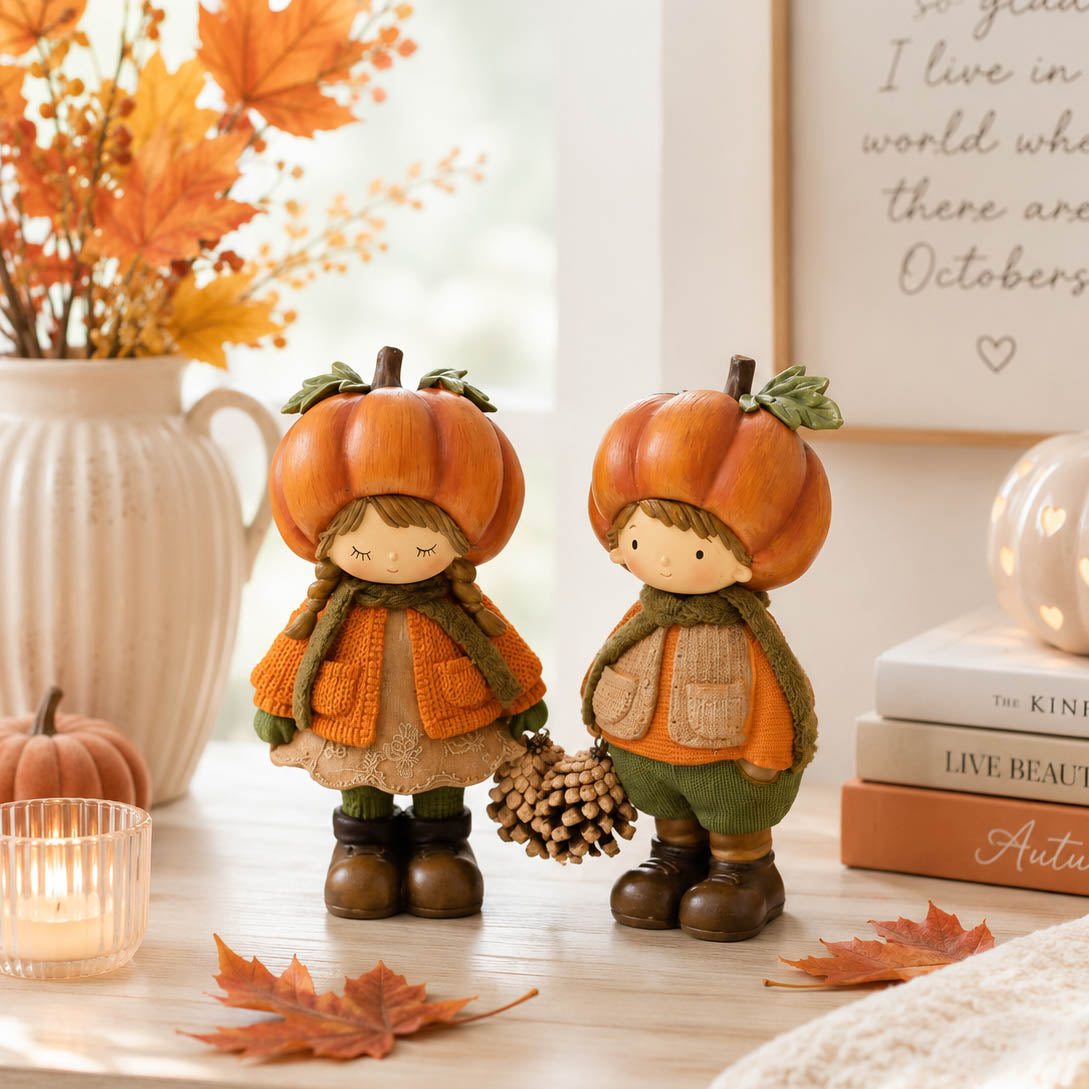 Autumn Pumpkin Boy &amp; Girl