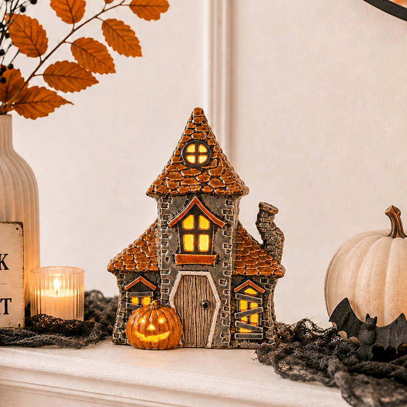 Spooky Halloween Tealight House