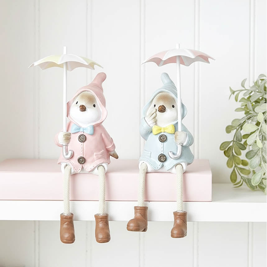 Pink Dangly Leg Duck with Umbrella