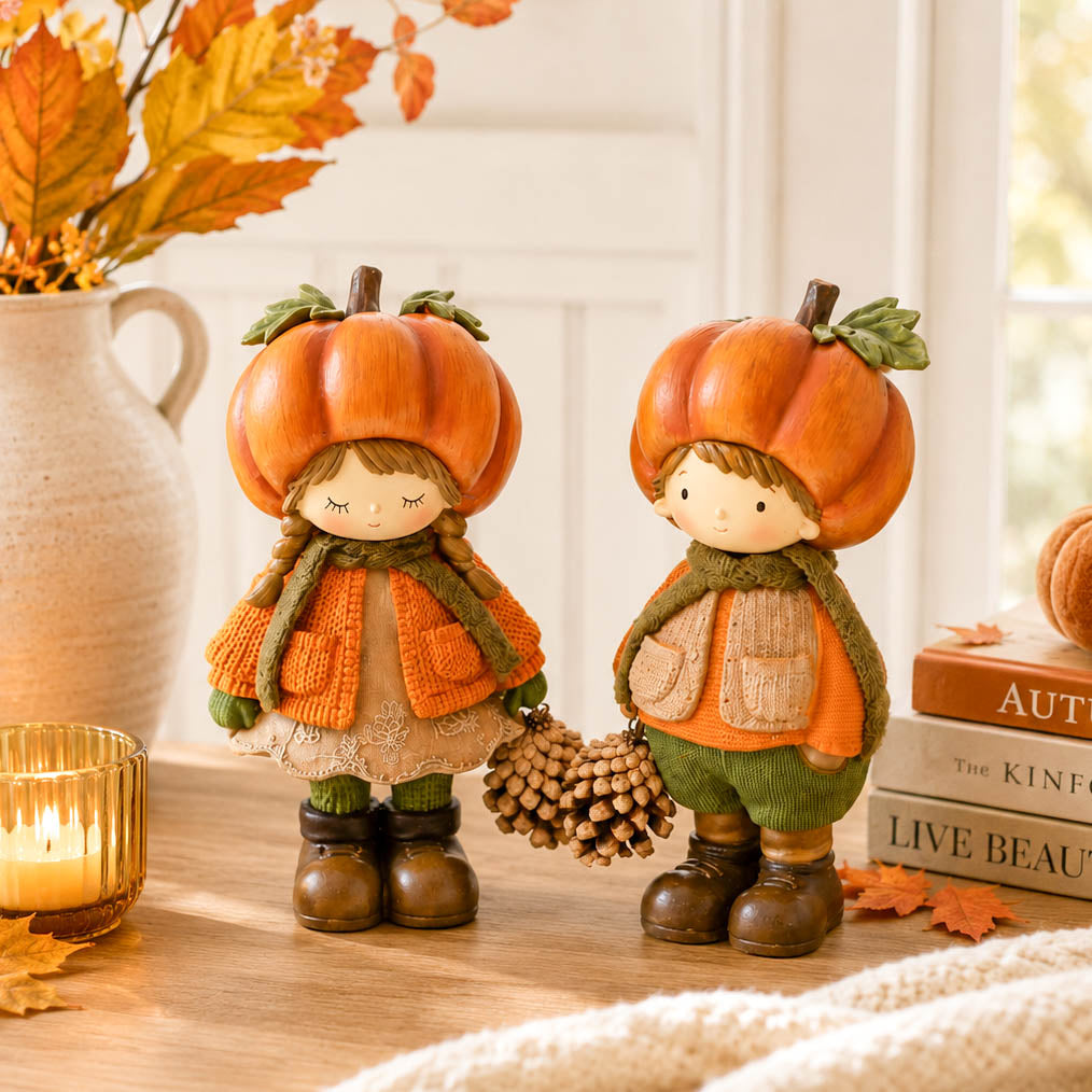Autumn Pumpkin Boy &amp; Girl
