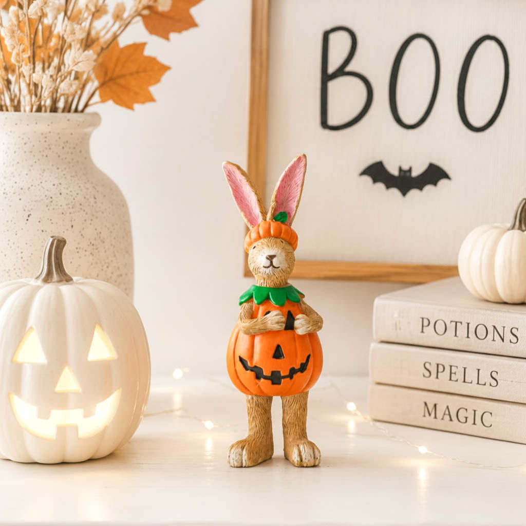 Pumpkin Jasper Rabbit Ornament