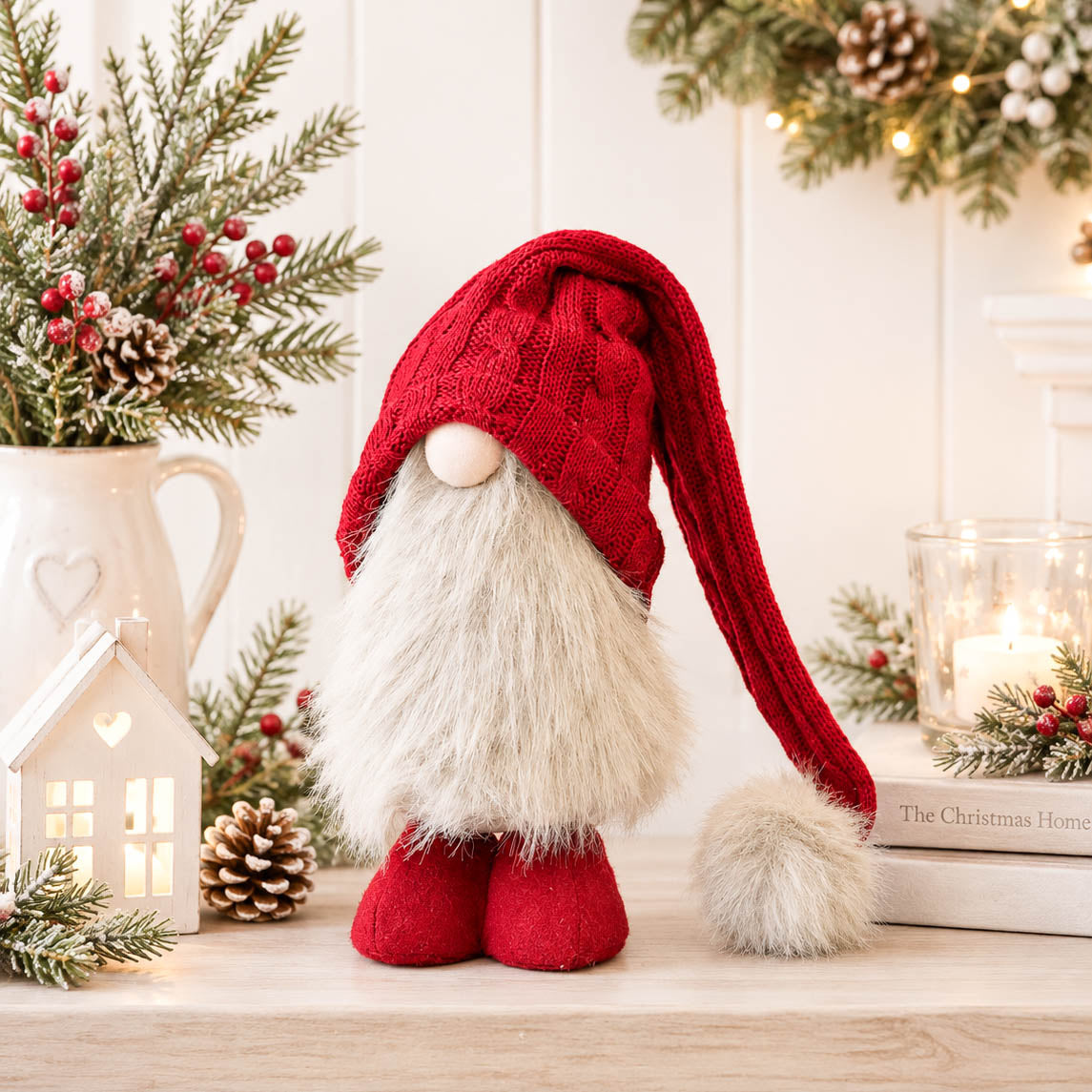 Red Standing Christmas Gonk