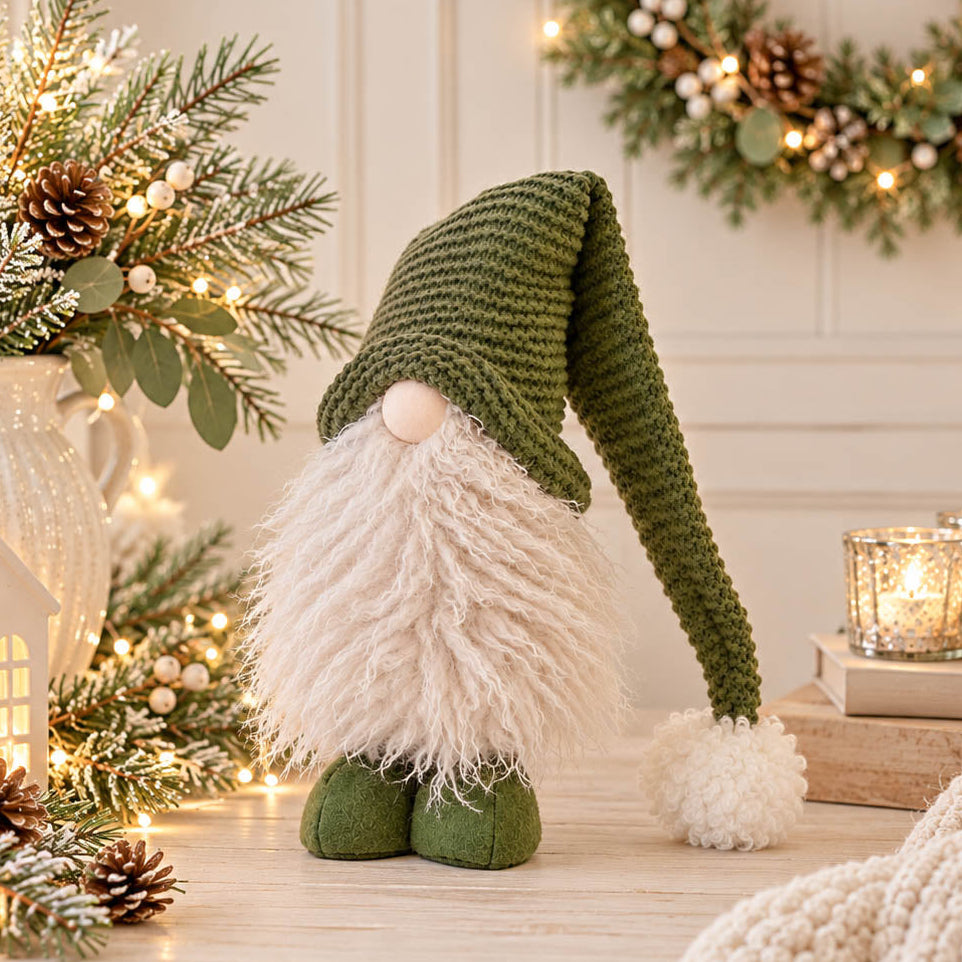 Green Standing Christmas Gonk