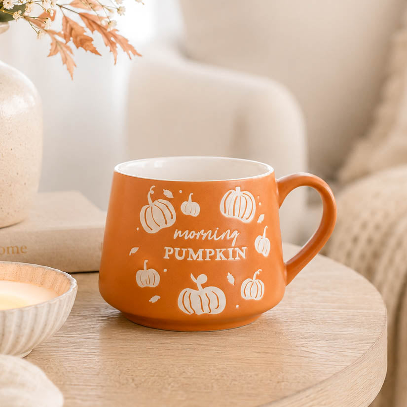 Morning Pumpkin Stoneware  Mug