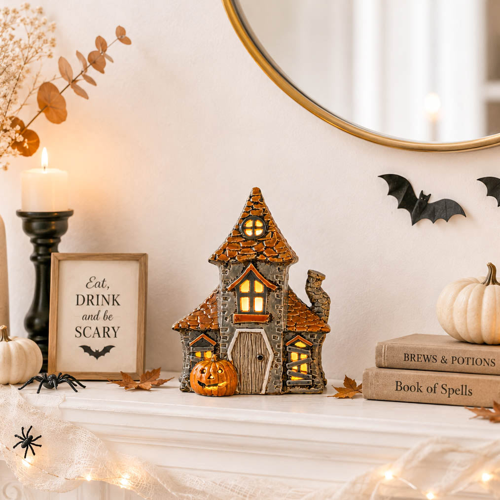 Spooky Halloween Tealight House