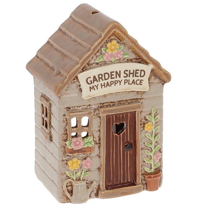 Village Pottery Tealight Garden Shed