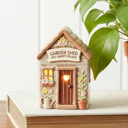 Village Pottery Tealight Garden Shed