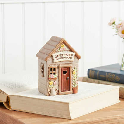 Village Pottery Tealight Garden Shed