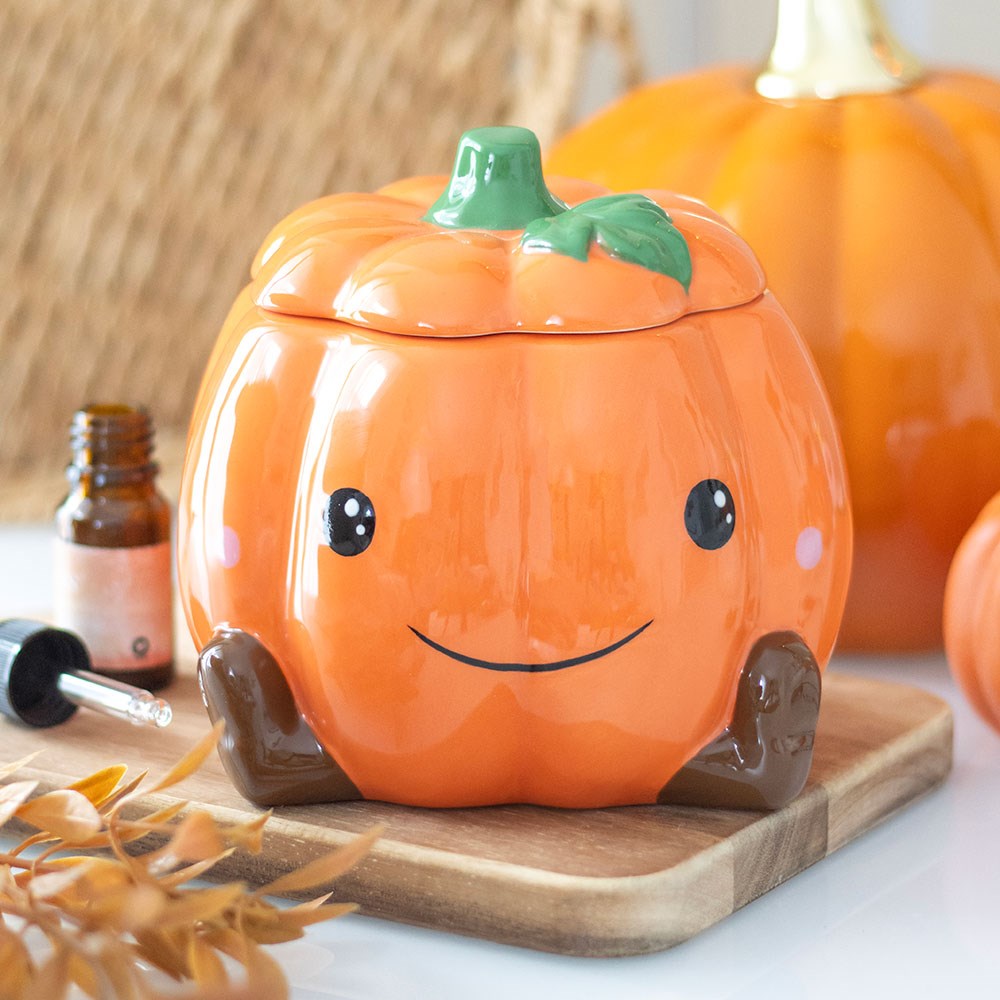 Smiling Pumpkin Wax &amp; Oil Warmer