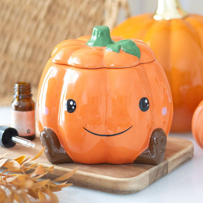 Smiling Pumpkin Wax &amp; Oil Warmer