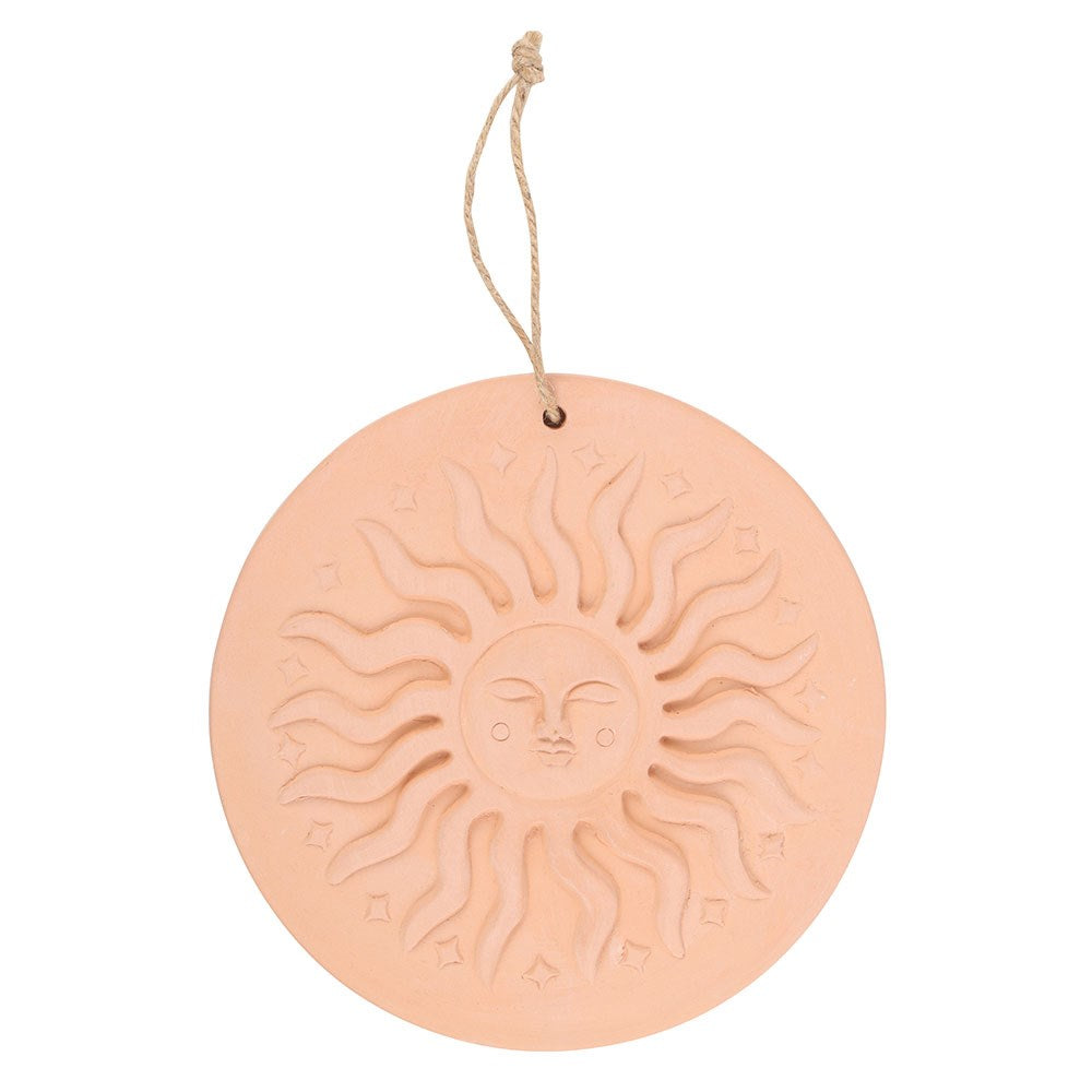 Small Terracotta Sun Plaque