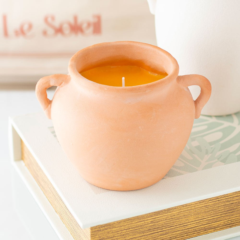 Citronella Scented Terracotta Urn Candle