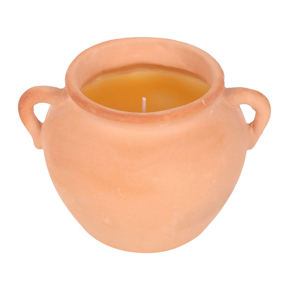 Citronella Scented Terracotta Urn Candle