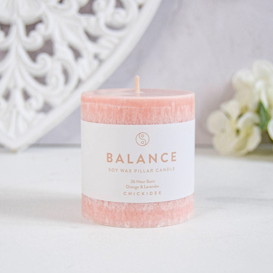 Balance Scented Pillar Candle